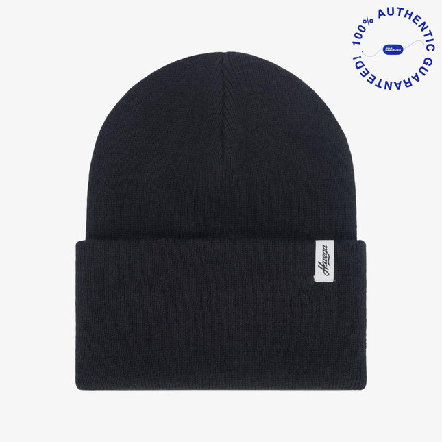 Huega House Cuffed Beanie Black | SOLE SERIOUSS [1]