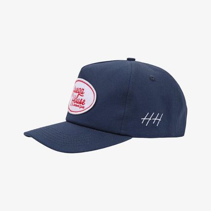 Huega House 'District' 5-Panel Snapback Hat Navy Blue | SOLE SERIOUSS [1]