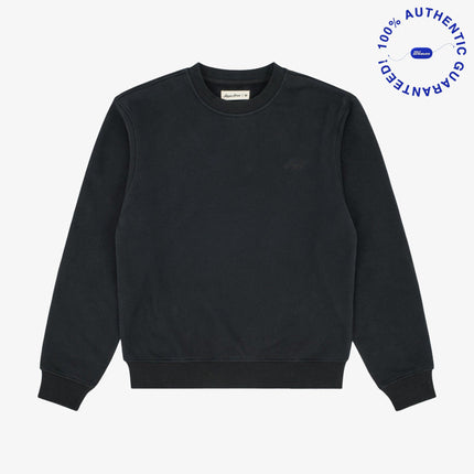 Huega House Essential Ultra-Soft Crewneck Sweatshirt Black | SOLE SERIOUSS [1]