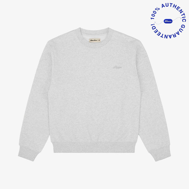 Huega House Essential Ultra-Soft Crewneck Sweatshirt Heather Grey | SOLE SERIOUSS [1]
