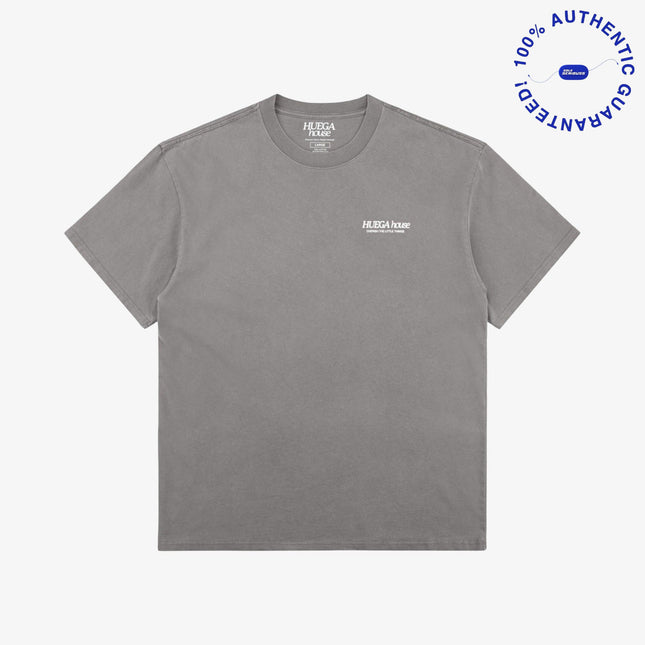 Huega House Icon Heavy Faded Tee Grey | SOLE SERIOUSS [1]