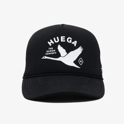 Huega House 'In-flight' Mesh Trucker Snapback Hat Black / White - SOLE SERIOUSS (2)