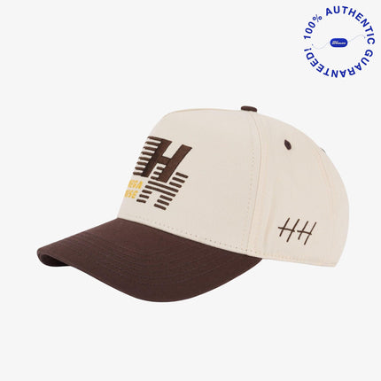Huega House 'Legacy' 5-Panel Snapback Hat Brown / Natural | SOLE SERIOUSS [1]