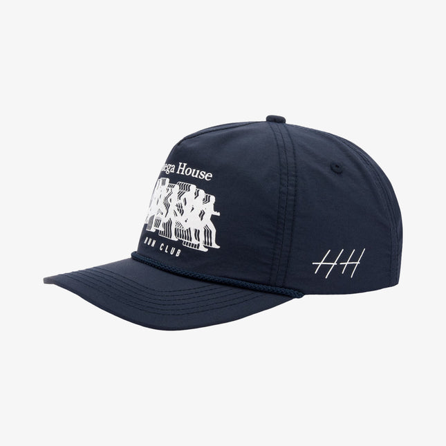 Huega House 'Miler' 5-Panel Nylon Snapback Hat Navy Blue | SOLE SERIOUSS [1]