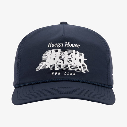 Huega House 'Miler' 5-Panel Nylon Snapback Hat Navy Blue | SOLE SERIOUSS [2]