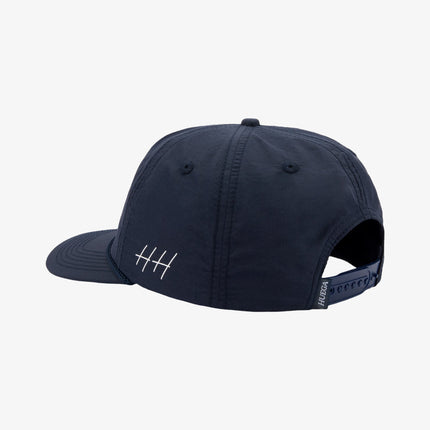 Huega House 'Miler' 5-Panel Nylon Snapback Hat Navy Blue | SOLE SERIOUSS [3]