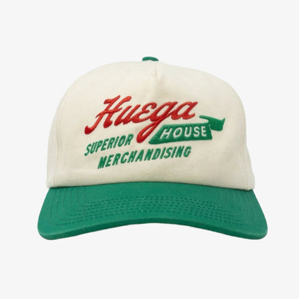 Huega House 'Odyssey' 2-Tone 5-Panel Snapback Hat Kelly Green / Natural - SOLE SERIOUSS (2)