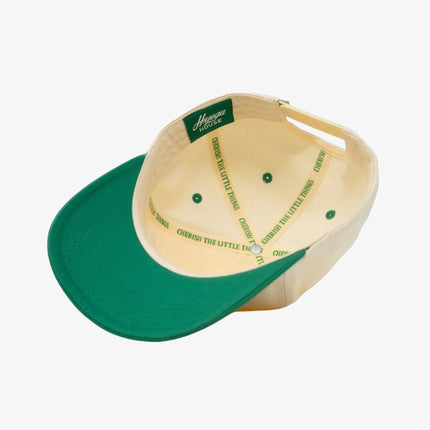 Huega House 'Odyssey' 2-Tone 5-Panel Snapback Hat Kelly Green / Natural - SOLE SERIOUSS (4)