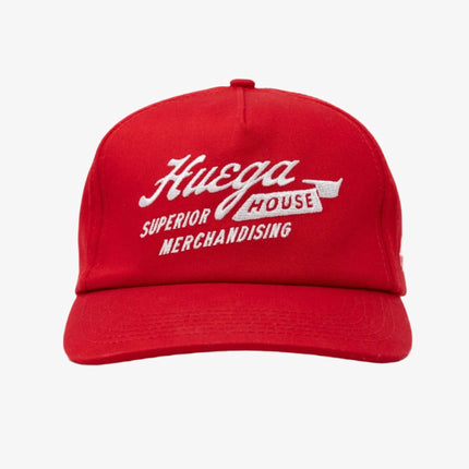 Huega House 'Odyssey' 5-Panel Snapback Hat Red / White - SOLE SERIOUSS (2)