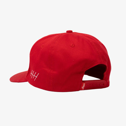 Huega House 'Odyssey' 5-Panel Snapback Hat Red / White - SOLE SERIOUSS (3)