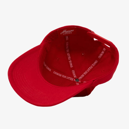 Huega House 'Odyssey' 5-Panel Snapback Hat Red / White - SOLE SERIOUSS (4)