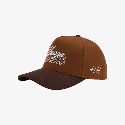 Huega House 'Ophav' 5-Panel Snapback Hat Ground Coffee / Brown | SOLE SERIOUSS [1]