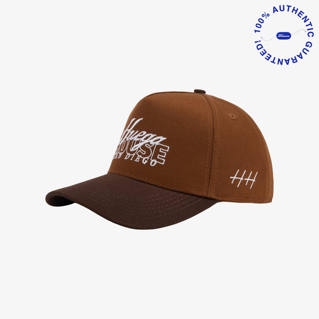 Huega House 'Ophav' 5-Panel Snapback Hat Ground Coffee / Brown | SOLE SERIOUSS [1]