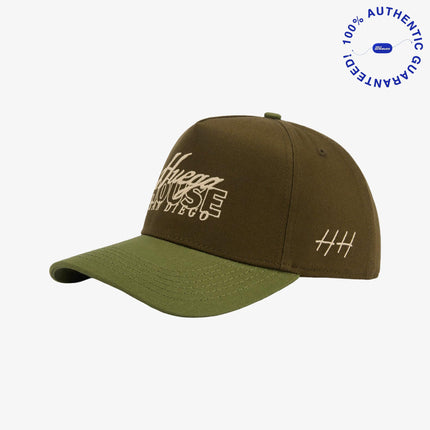 Huega House 'Ophav' 5-Panel Snapback Hat Moss / Olive | SOLE SERIOUSS [1]