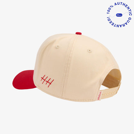 Huega House 'Ophav' 5-Panel Snapback Hat Red / Natural | SOLE SERIOUSS [3]