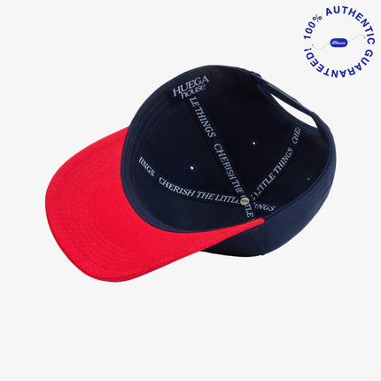 Huega House 'Ophav' 5-Panel Snapback Hat Red / Navy | SOLE SERIOUSS [4]