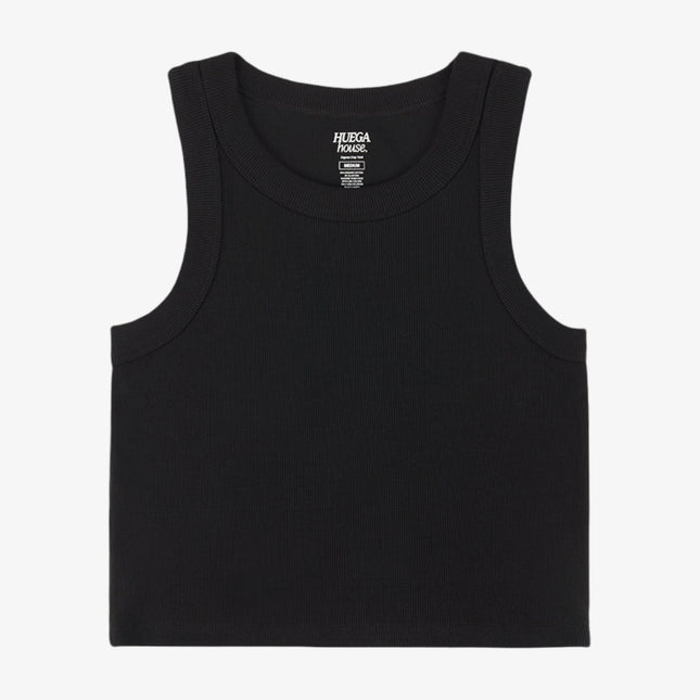 Huega House Organic Crop Tank Top Black (Womens) | SOLE SERIOUSS [1]