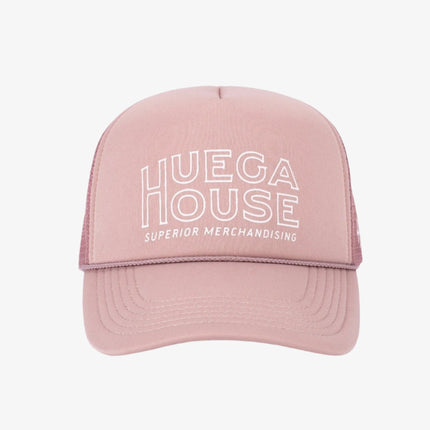 Huega House 'Outlined' Mesh Trucker Snapback Hat Mauve - SOLE SERIOUSS (2)