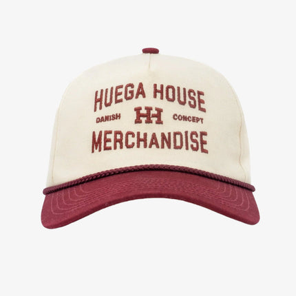 Huega House 'Range' 2-Tone 5-Panel Snapback Hat Maroon / Natural - SOLE SERIOUSS (2)