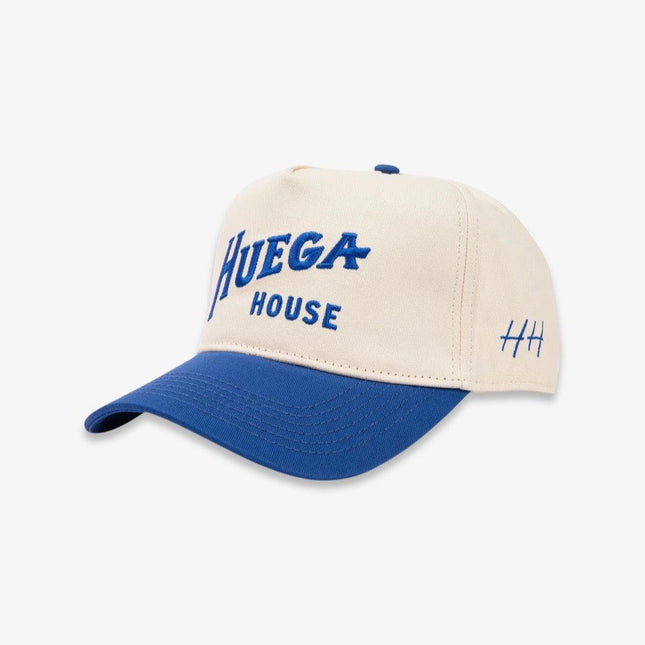 Huega House 'Rustic Bold' 2-Tone 5-Panel Snapback Hat Royal Blue / Natural - SOLE SERIOUSS (1)
