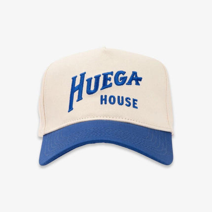 Huega House 'Rustic Bold' 2-Tone 5-Panel Snapback Hat Royal Blue / Natural - SOLE SERIOUSS (2)