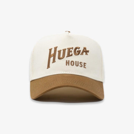 Huega House 'Saddleback' 2-Tone 5-Panel Snapback Hat Off-White / Brown - SOLE SERIOUSS (2)