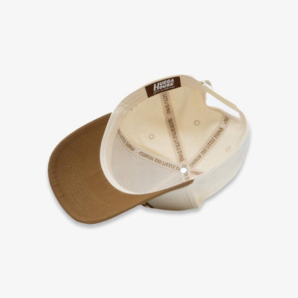 Huega House 'Saddleback' 2-Tone 5-Panel Snapback Hat Off-White / Brown - SOLE SERIOUSS (4)