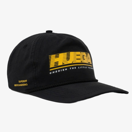 Huega House 'Tidal' 5-Panel Nylon Snapback Hat Black / Yellow - SOLE SERIOUSS (3)