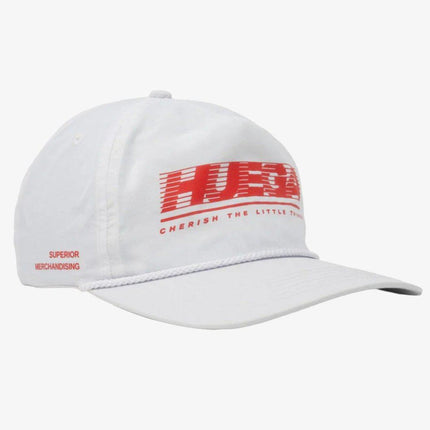 Huega House 'Tidal' 5-Panel Nylon Snapback Hat White / Red - SOLE SERIOUSS (3)