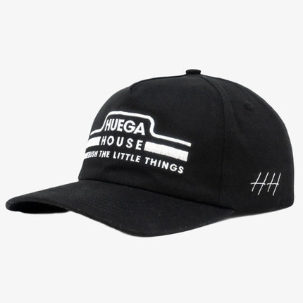 Huega House 'Umage' 5-Panel Snapback Hat Black / White - SOLE SERIOUSS (1)