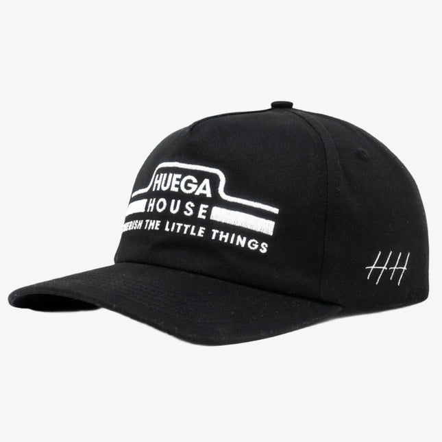 Huega House 'Umage' 5-Panel Snapback Hat Black / White - SOLE SERIOUSS (1)