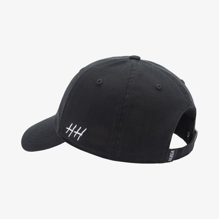 Huega House 'Varsity' Adjustable Dad Hat Washed Black | SOLE SERIOUSS [4]