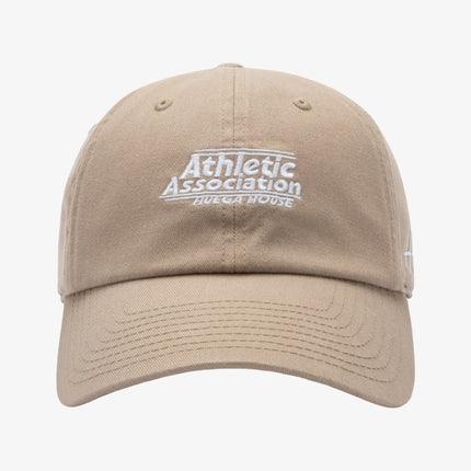 Huega House 'Varsity' Adjustable Dad Hat Washed Taupe | SOLE SERIOUSS [2]