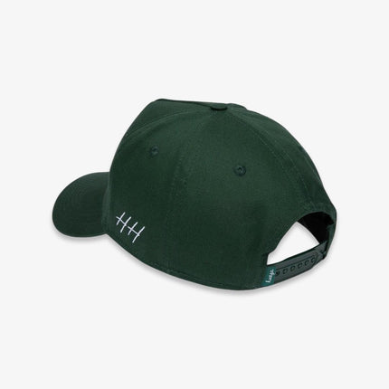 Huega House 'Vintage Swan' 5-Panel Snapback Hat Forest Green / White - SOLE SERIOUSS (3)