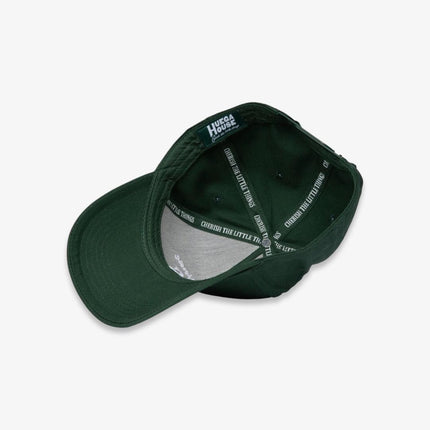 Huega House 'Vintage Swan' 5-Panel Snapback Hat Forest Green / White - SOLE SERIOUSS (4)