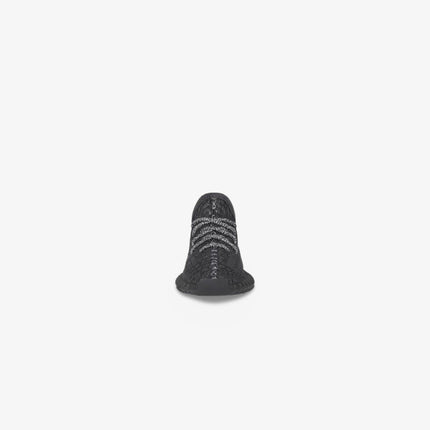 (Infant) Adidas Yeezy Boost 350 V2 'Triple Black Static' (2019) FU9011 - SOLE SERIOUSS (2)