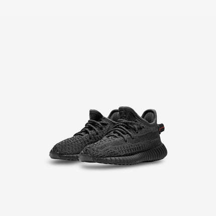 (Infant) Adidas Yeezy Boost 350 V2 'Triple Black Static' (2019) FU9011 - SOLE SERIOUSS (2)