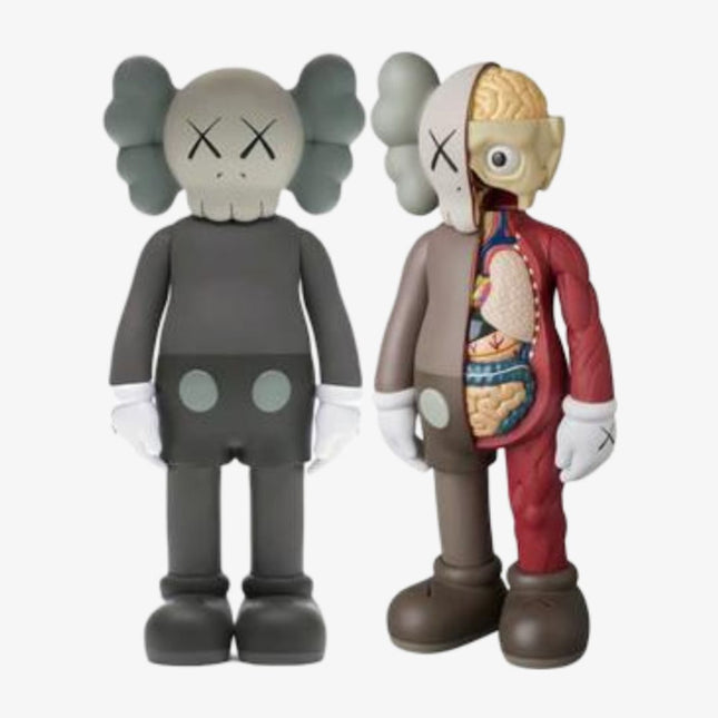 KAWS Companion & Companion Flayed Figures (Set of 2) Brown - SOLE SERIOUSS (1)