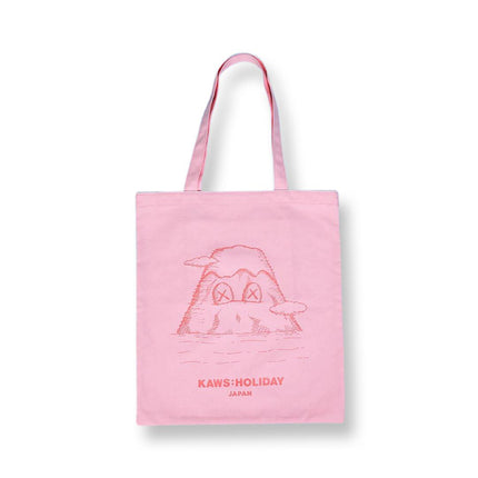 KAWS Holiday Japan Tote Bag Pink - SOLE SERIOUSS (1)
