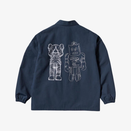 KAWS x Uniqlo x Andy Warhol Coach Jacket Navy Blue (SS24) | SOLE SERIOUSS [2]