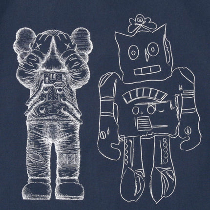 KAWS x Uniqlo x Andy Warhol Coach Jacket Navy Blue (SS24) | SOLE SERIOUSS [4]