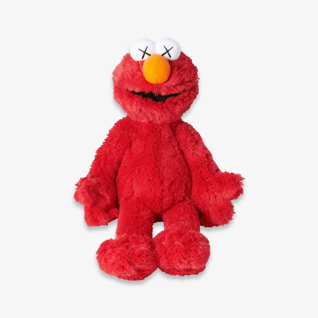 KAWS x Uniqlo x Sesame Street 'Elmo' Plush Toy - SOLE SERIOUSS (1)