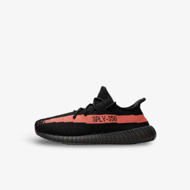 (Kids) Adidas Yeezy Boost 350 V2 'Red Stripe' (2022) HP6591 - SOLE SERIOUSS (1)