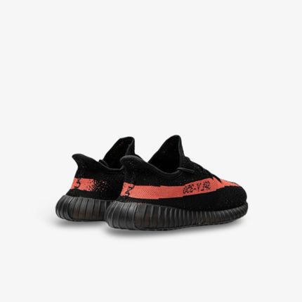 (Kids) Adidas Yeezy Boost 350 V2 'Red Stripe' (2022) HP6591 - SOLE SERIOUSS (3)