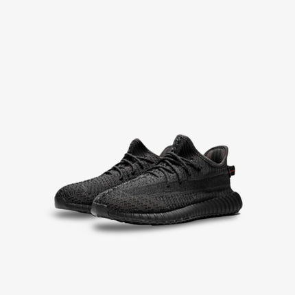 (Kids) Adidas Yeezy Boost 350 V2 'Triple Black Static' (2019) FU9013 - SOLE SERIOUSS (2)