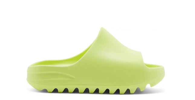 (Kids) Adidas Yeezy Slide 'Glow Green 1.0' (2021) GX6139 - SOLE SERIOUSS (1)