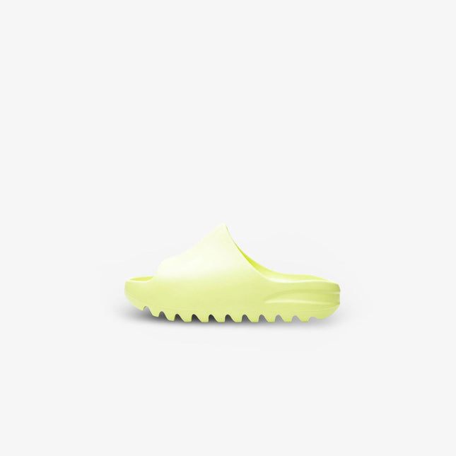 (Kids) Adidas Yeezy Slide 'Glow Green 1.0' (2021) GX6139 - SOLE SERIOUSS (1)