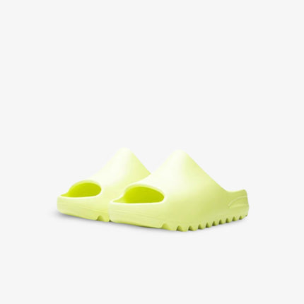 (Kids) Adidas Yeezy Slide 'Glow Green 1.0' (2021) GX6139 - SOLE SERIOUSS (2)