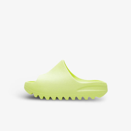 (Kids) Adidas Yeezy Slide 'Glow Green 2.0' (2022) HQ4116 - SOLE SERIOUSS (1)