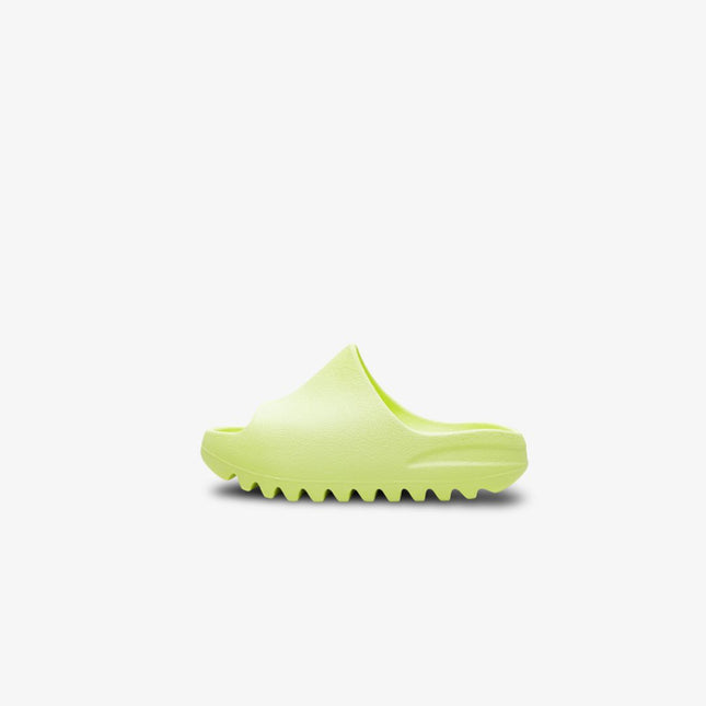 (Kids) Adidas Yeezy Slide 'Glow Green 2.0' (2022) HQ4116 - SOLE SERIOUSS (1)